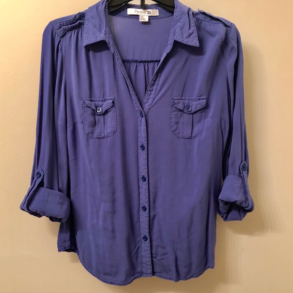 3/4 sleeve button up